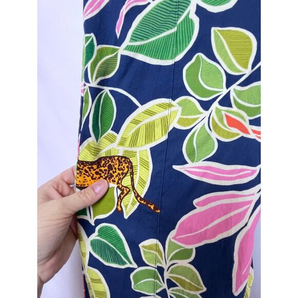 Fate Women's Med Multicolor Island Print Lightweight Straight Leg Pant FP60025 - Picture 10 of 10